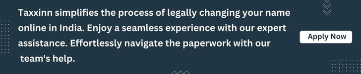 Change Name Legally in India