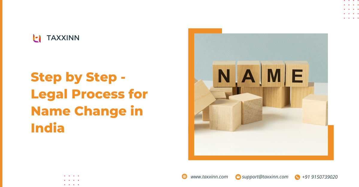 Legal name change process in india